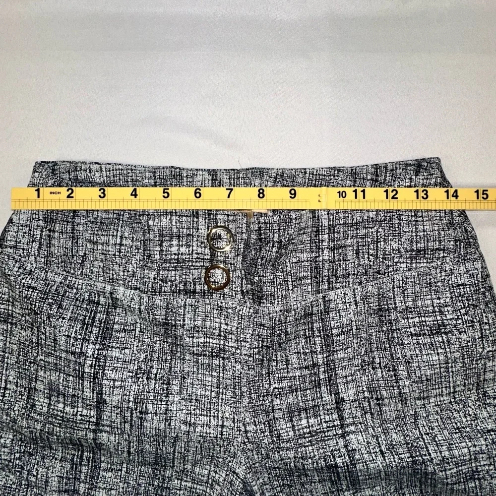 Hope & Harlow • Stretch Capri Women Size Small Pull On Ankle Slit Office Classic - Picture 9 of 12